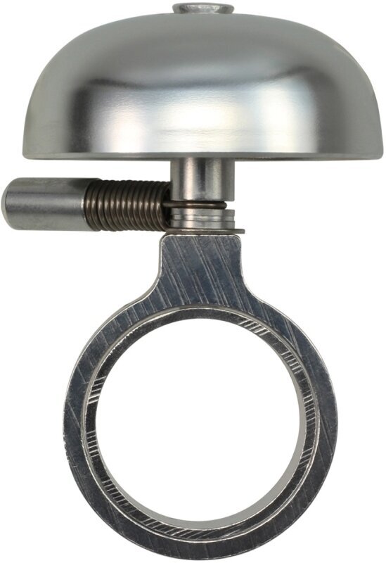 Cyklistický zvonček Crane Bell Mini Karen Bell Matte Silver 45.0 Cyklistický zvonček