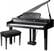 Piano grand à queue numérique Kurzweil MPG200 Polished Ebony Piano grand à queue numérique
