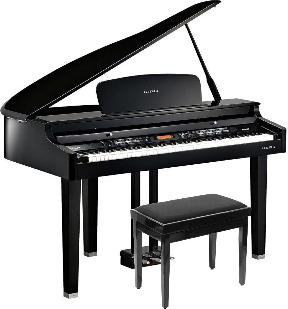 Digitális zongora Kurzweil MPG100 Polished Ebony Digitális zongora