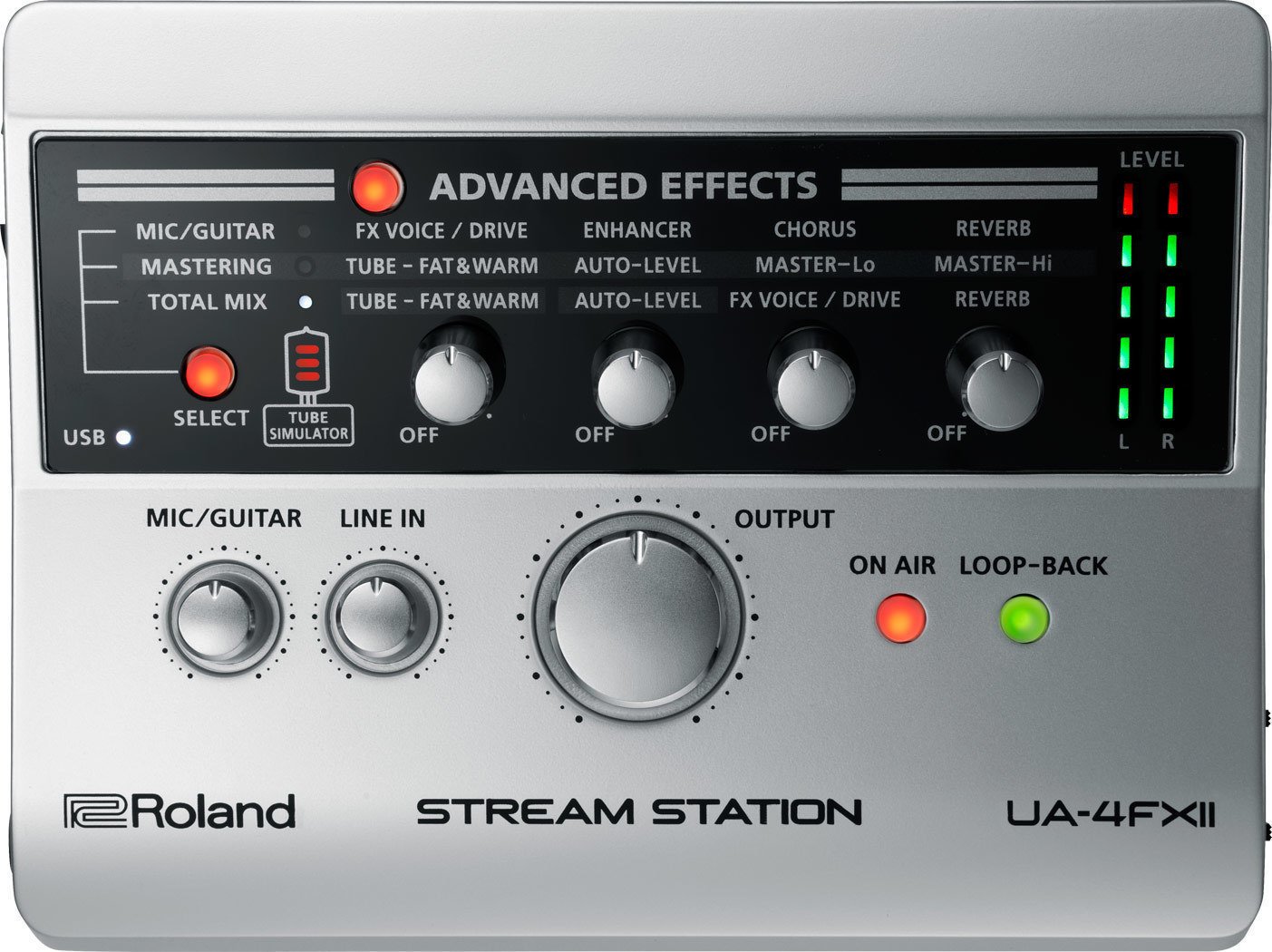 USB-audio-interface - geluidskaart Roland UA-4FX2