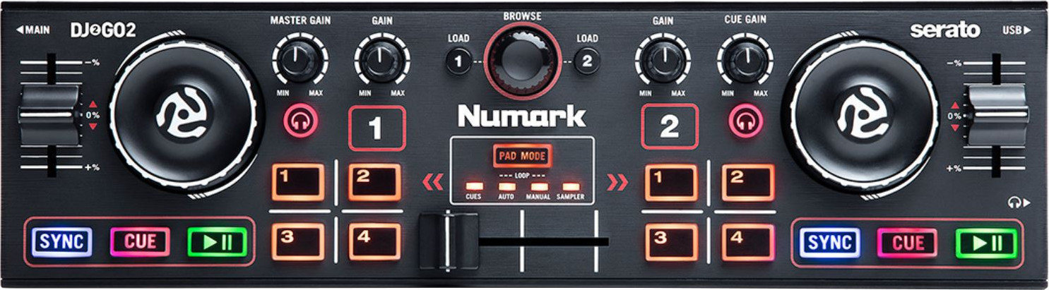 Controlador para DJ Numark DJ2Go2 Controlador para DJ