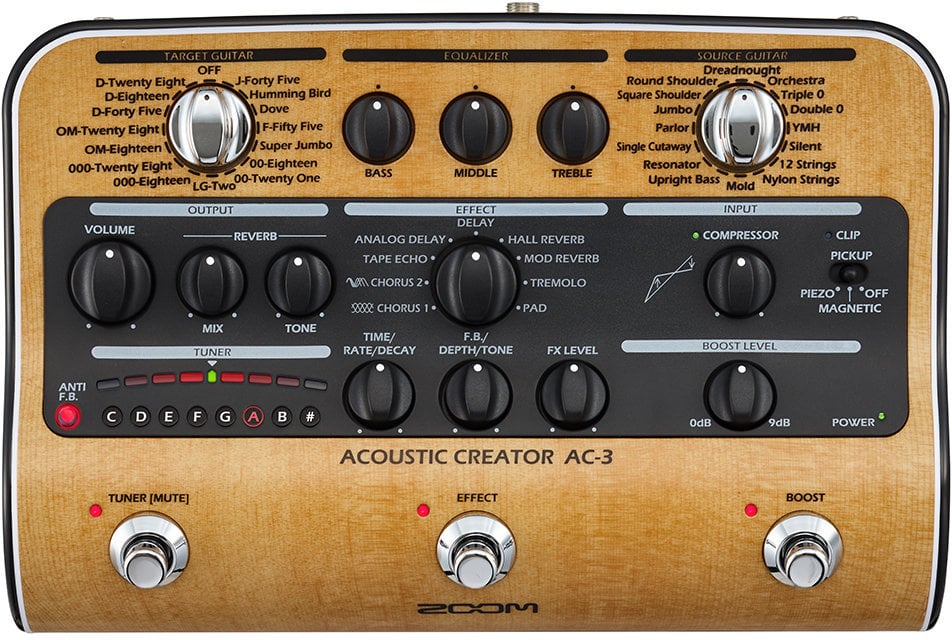 Guitar Effects Pedal Zoom AC-3