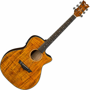 Jumbo elektro-akoestische gitaar Dean Guitars AXS Exotic Cutaway A/E Gloss Natural - 1