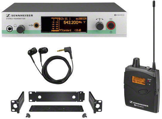 Drahtloses In-Ear-Monitoring Sennheiser EW 300 IEM-G3-B