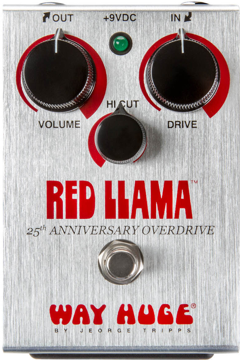Guitar Effect Dunlop Way Huge Red Llama 25th Anniversary Overdrive
