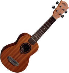 Soprano Ukulele LAG TKU-8S Tiki Natural Satin Soprano Ukulele