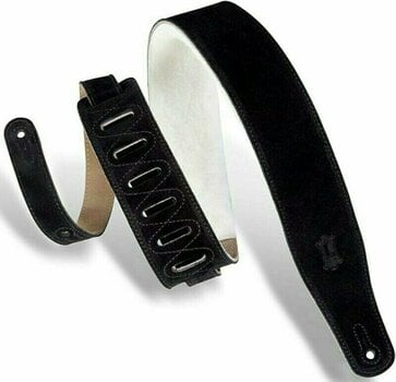 Remen za gitaru Levy's Sheepskin Padding MS26SS Black Remen za gitaru - 1