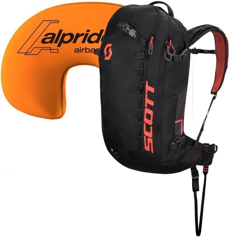 Lyžařský batoh Scott Patrol E1 Kit Black/Burnt Orange Lyžařský batoh