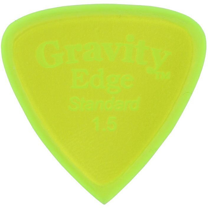 Gravity Picks GEES15P Edge Standard 1.5mm Polished Fluorescent Green
