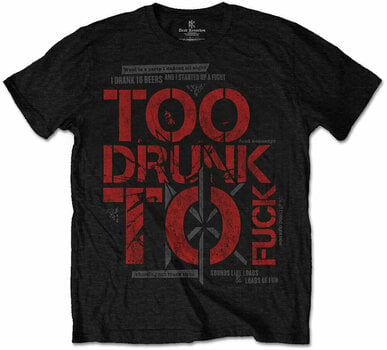 Skjorte Dead Kennedys Skjorte Too Drunk Black XL - 1