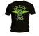 Skjorta Green Day Neon Black Mens Black T Shirt: M