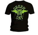 Green Day Neon Black Black M T-särk