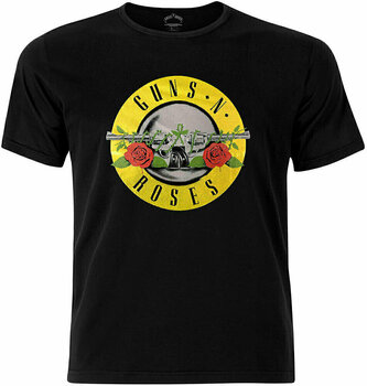 T-shirt Guns N' Roses Circle Logo Fog Foil Mens Black T Shirt: XL - 1