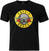 T-shirt Guns N' Roses Circle Logo Fog Foil Mens Black T Shirt: XL
