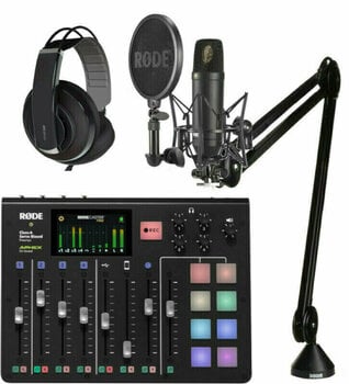 Microfon cu condensator pentru studio Rode NT1 Youtube & Podcast SET 3 Microfon cu condensator pentru studio - 1