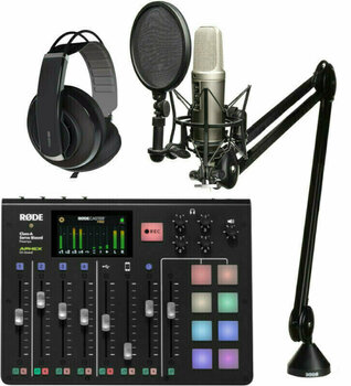 Micrófono de condensador de estudio Rode NT2-A Youtube & Podcast SET 6 Micrófono de condensador de estudio - 1
