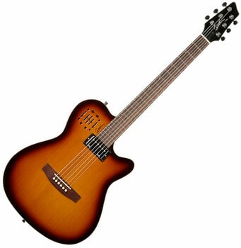 Electro-acoustic guitar Godin A 6 Ultra Cognac Burst - 1