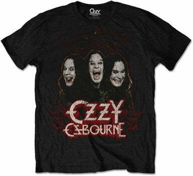 Shirt Ozzy Osbourne Shirt Crows & Bars Mens Black M - 1