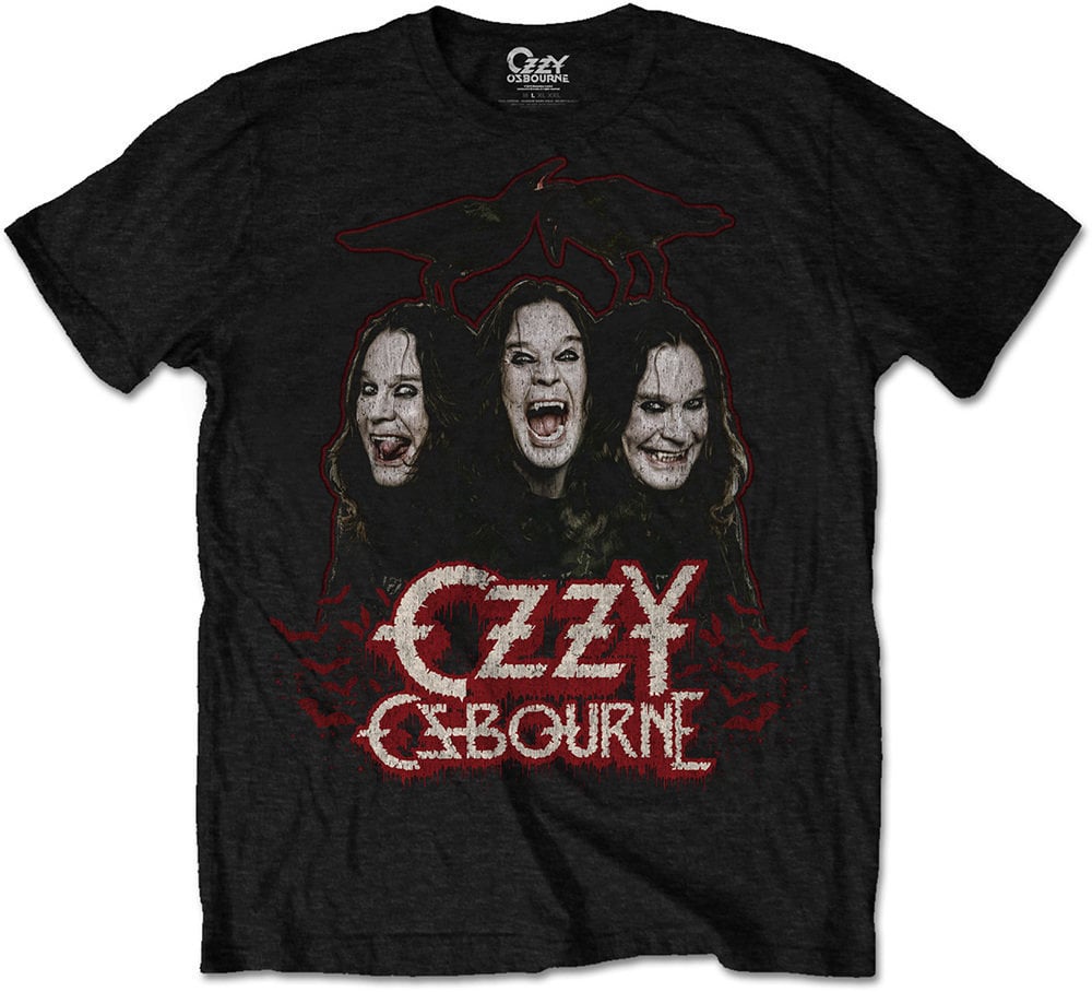 Риза Ozzy Osbourne Риза Crows & Bars Mens Black L