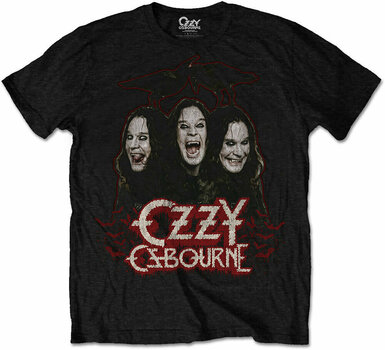 T-shirt Ozzy Osbourne T-shirt Crows & Bars Mens Masculino Black XL - 1