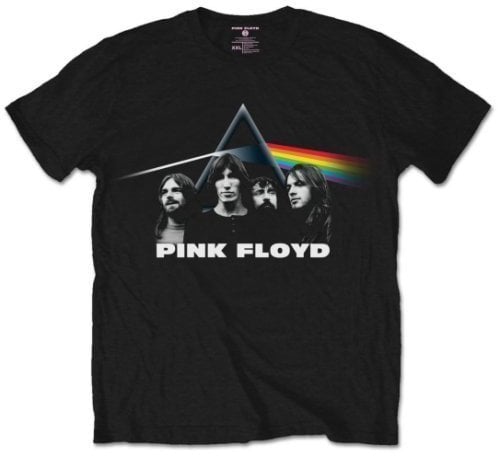 Shirt Pink Floyd Shirt DSOTM Band & Prism Zwart M