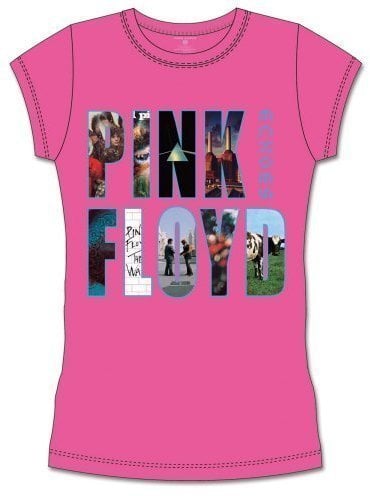 T-shirt Pink Floyd T-shirt Echoes Album Montage Pink Feminino Pink S
