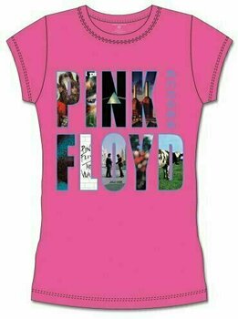 Skjorte Pink Floyd Skjorte Echoes Album Montage Pink Hunkøn Pink S - 1