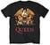 T-Shirt Queen T-Shirt Classic Crest Herren Black L