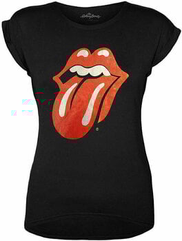 T-shirt The Rolling Stones Classic Tongue Fog Foil Black T Shirt: M - 1