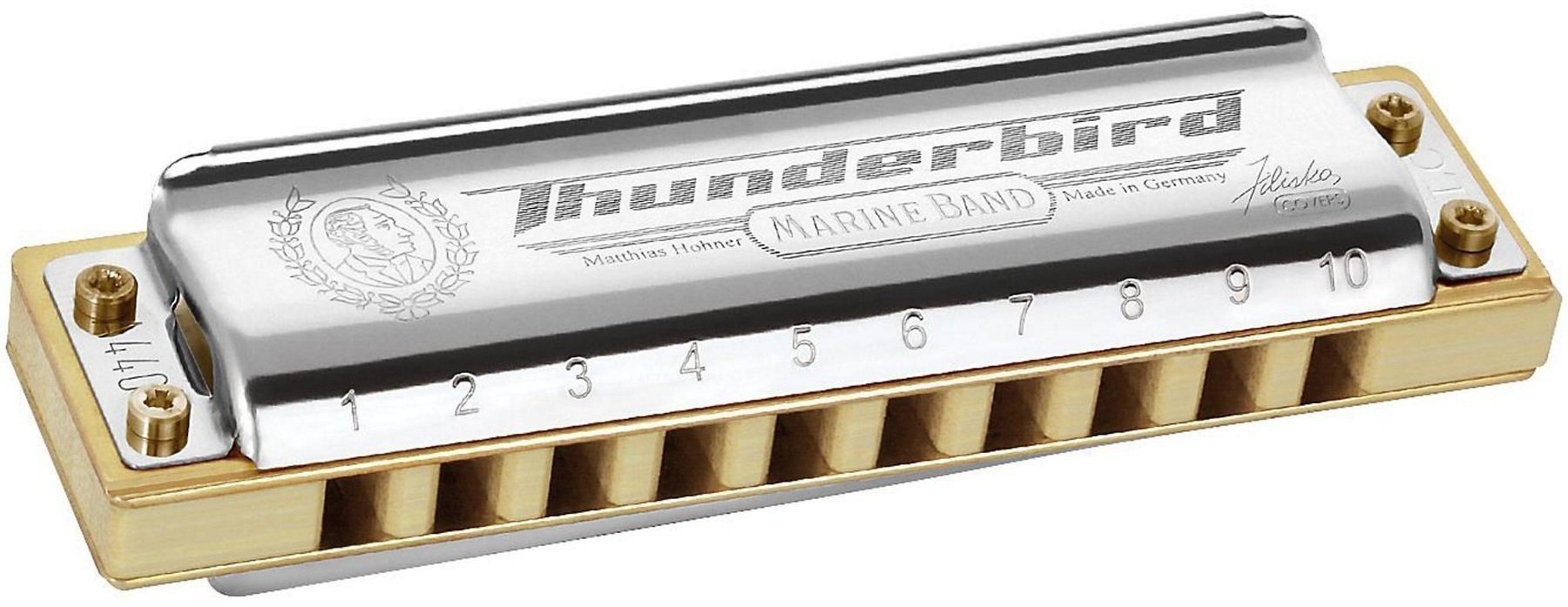 Diatonic harmonica Hohner Marine Band Thunderbird C-major