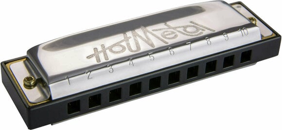 Diatonic harmonica Hohner Hot Metal D-major - 1