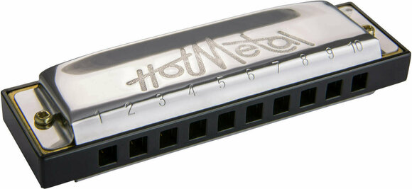 Diatonic harmonica Hohner Hot Metal A-major - 1