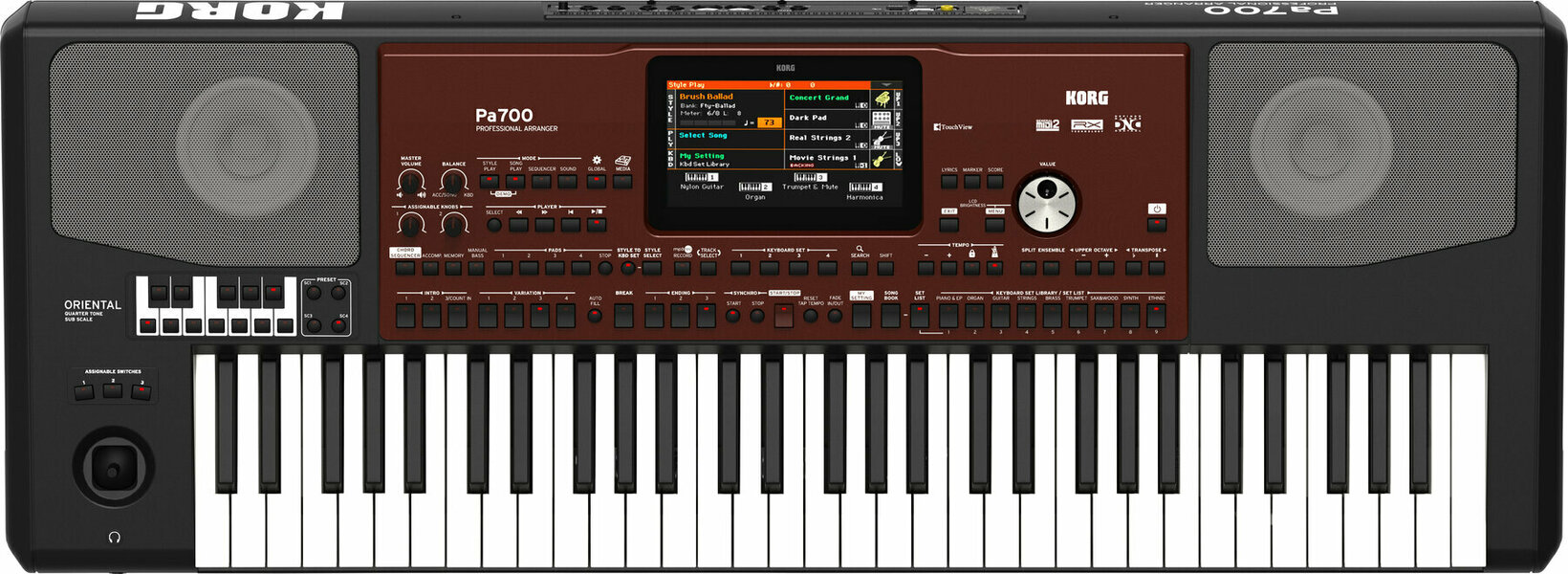 KORG Pa700 プロフェッショナルアレンジャー KORG 【史上最大決算セール】Pa700 (台数限定・純正フット