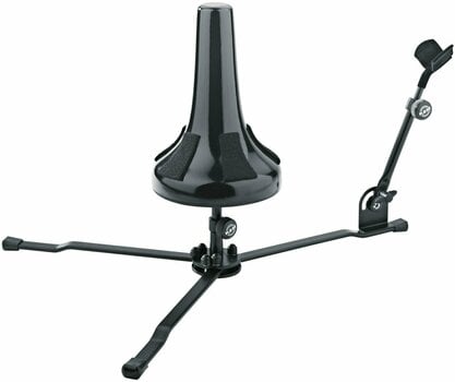 Pučiamųjų instrumentų stovas Konig & Meyer 151/4 French Horn Stand Black - 1