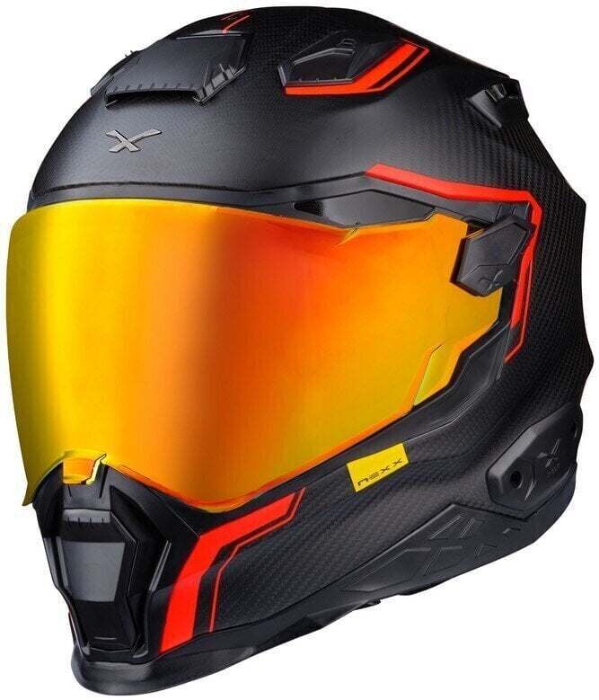 Helmet Nexx X.WST 2 Carbon Zero 2 Carbon/Red MT M Helmet