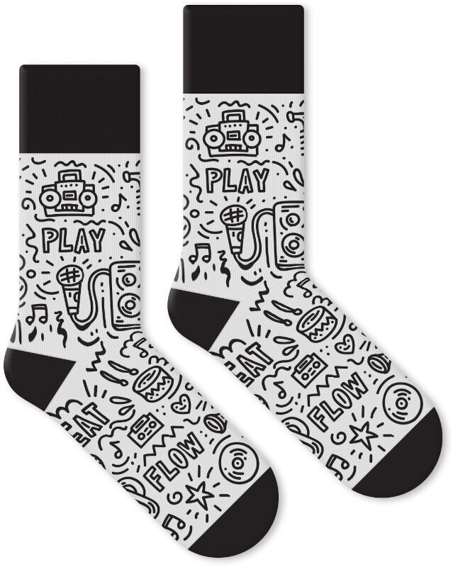 Socks Soxx Socks Music Doodles 35-38