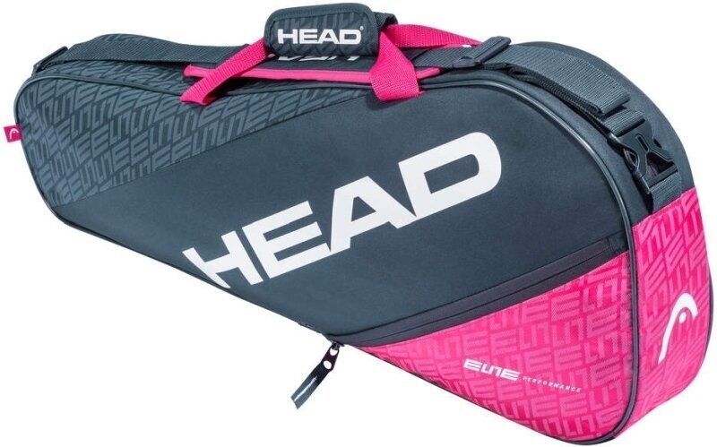 Tennistasche Head Elite 3 Anthracite/Pink Tennistasche
