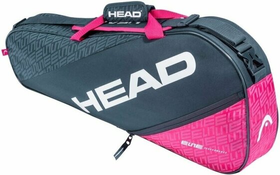 Tenisová taška Head Elite 3 Anthracite/Pink Tenisová taška - 1