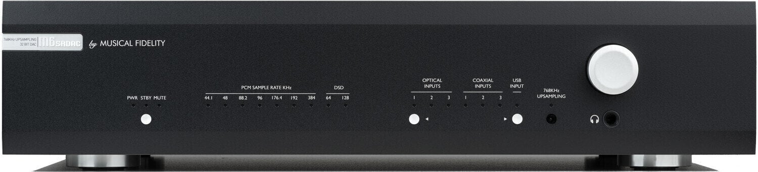 Hi-Fi DAC és ADC interfész Musical Fidelity M6SR DAC Fekete