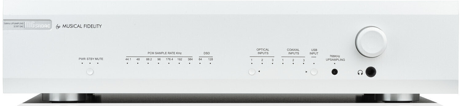 Interface Hi-Fi DAC et ADC Musical Fidelity M6SR DAC Argent