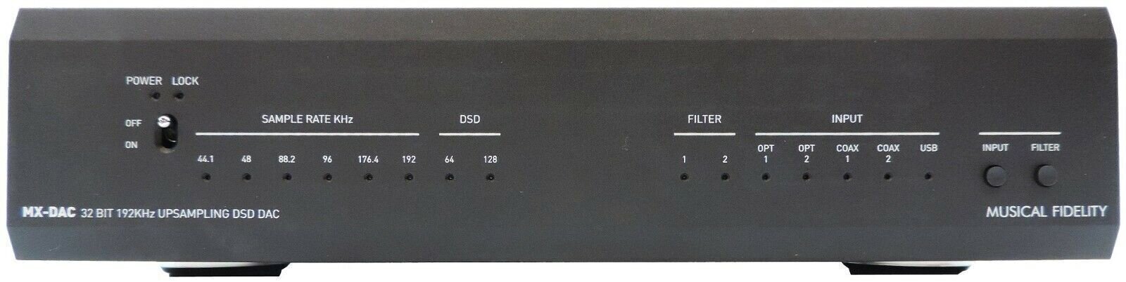 Hi-Fi DAC- och ADC-gränssnitt Musical Fidelity MX DAC Svart