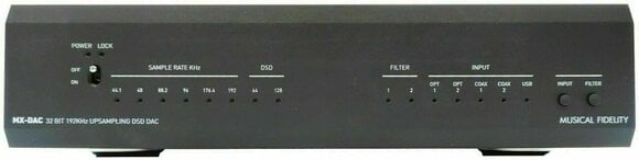 Hi-Fi DAC a ADC prevodník Musical Fidelity MX DAC Čierna - 1