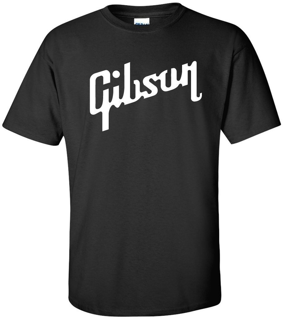T-Shirt Gibson T-Shirt Logo Schwarz S