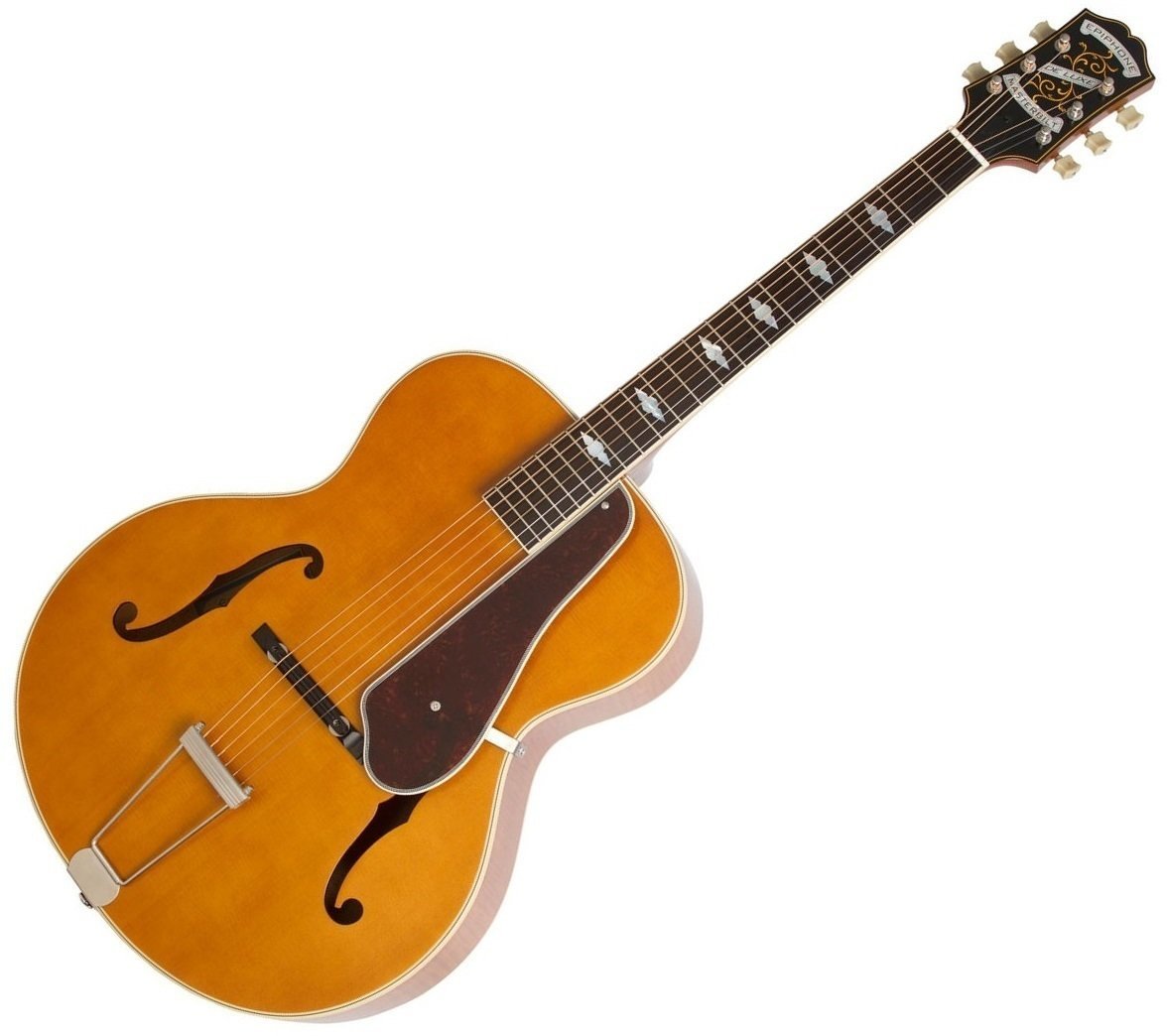 Semi-akoestische gitaar Epiphone Masterbilt Century Deluxe Classic Vintage Natural