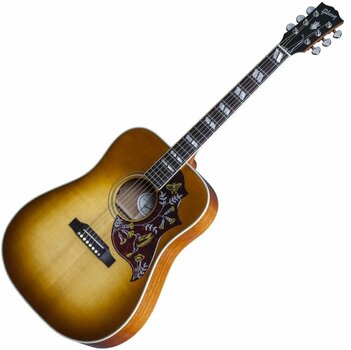 Guitare Dreadnought acoustique-électrique Gibson Hummingbird Heritage Burst - 1