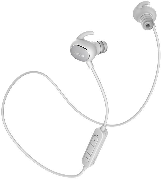 Auscultadores intra-auriculares sem fios QCY QY19 Branco