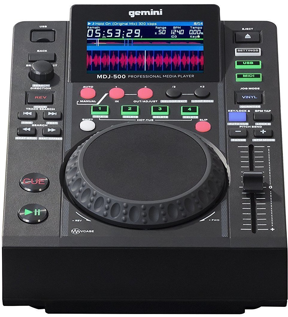 Reproductor DJ de escritorio Gemini MDJ-500