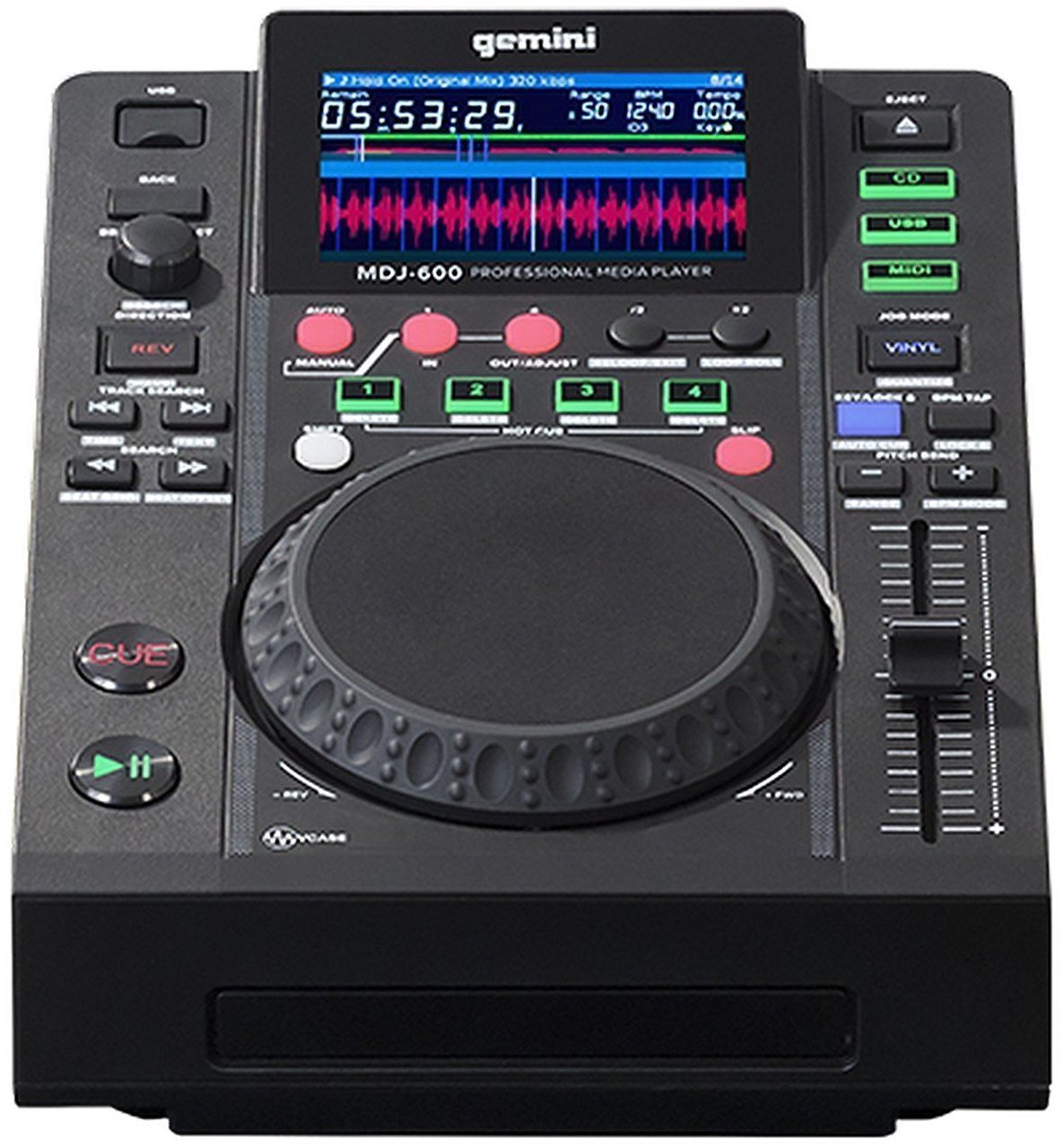DJ-spelare för skrivbord Gemini MDJ-600