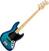 4-strängad basgitarr Fender Player Jazz Bass Plus Top MN Blue Burst
