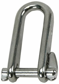 Boat Shackle Osculati D - Shackle w. captive locking pin Stainless Steel 5 mm - 1